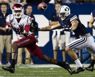 Marquess Wilson leaves as WSU’s all-time leading receiver. (Associated Press)