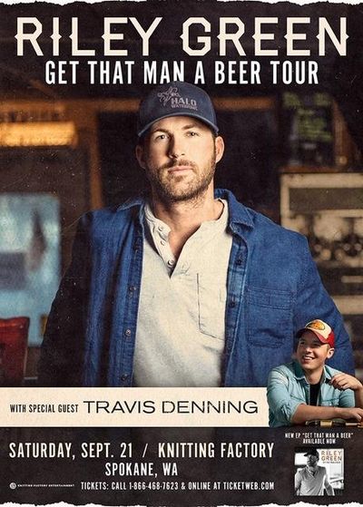 Riley Green’s “Get That Man a Beer” tour brings the country singer to the Knitting Factory on Sept. 21. (Courtesy photo)