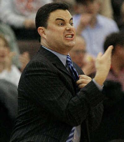 
Xavier coach Sean Miller got in the face of his players. 
 (Associated Press / The Spokesman-Review)