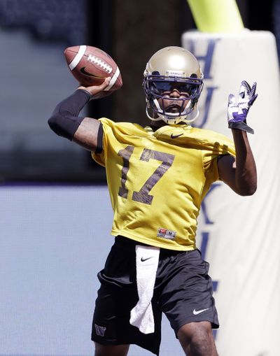 Washington quarterback Keith Price says he’s not bothered by faster pace. (Associated Press)