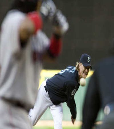 
Jeff Weaver allowed just one earned run in 5 2/3 innings Monday.Associated Press
 (Associated Press / The Spokesman-Review)