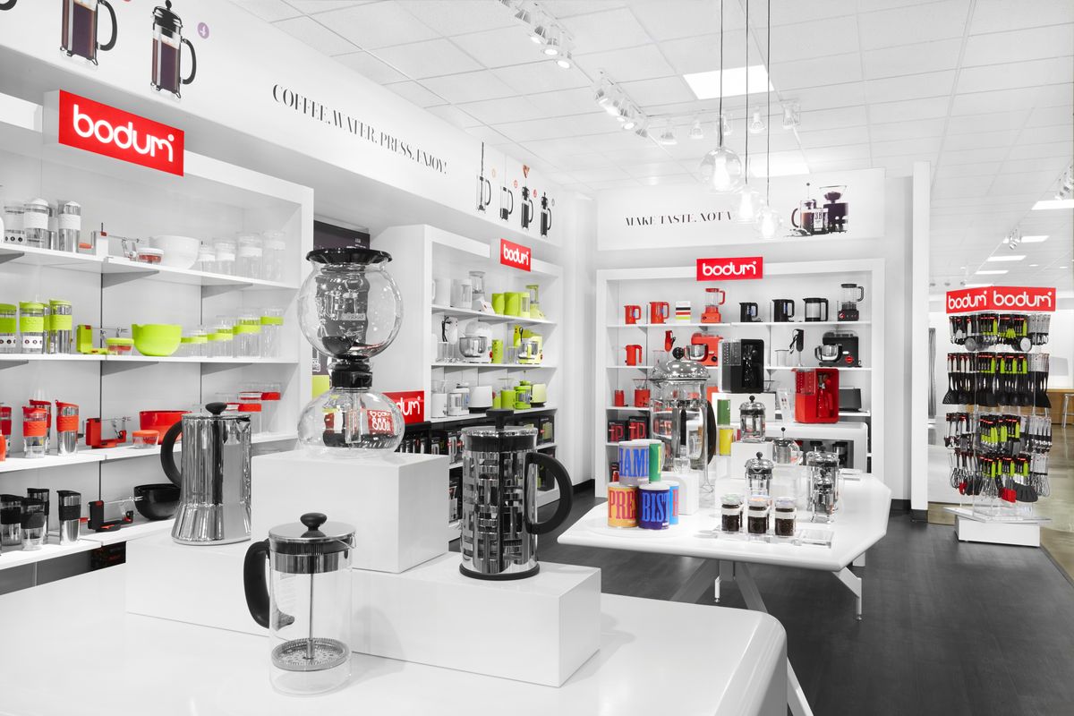 This undated image provided by J.C. Penney shows a design for a new Bodum section in the home area of the department store. Ousted CEO Ron Johnson was in the midst of rolling out shops devoted to specific brands in an attempt to overhaul the struggling chain. (Associated Press)
