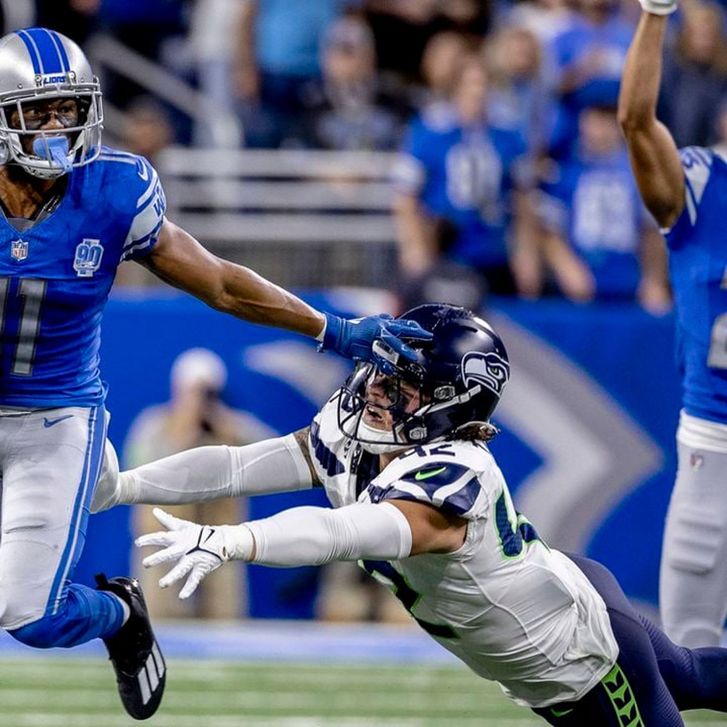 Seattle Seahawks' DK Metcalf Praised for 'Poised' Performance vs. Detroit  Lions - Sports Illustrated Seattle Seahawks News, Analysis and More