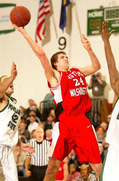 
Senior forward Marc Axton has scored 1,232 points in his career, sixth on the all-time list at EWU. He is the 14th Eastern player to surpass 1,000 points.
 (Craig Mitchelldyer/For / The Spokesman-Review)