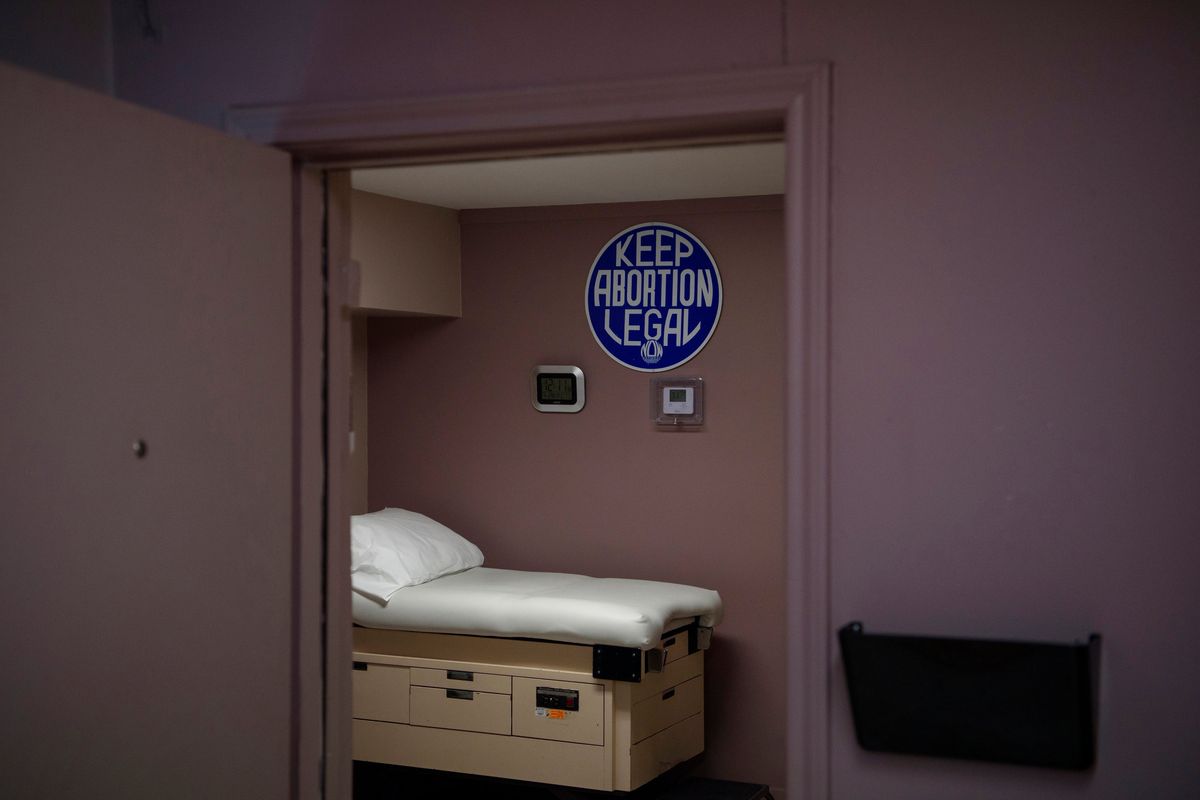 FILE -- A Health clinic for women in McAllen, Texas, April 29, 2022. If Republicans capture one or both houses of Congress in the midterm elections, Biden