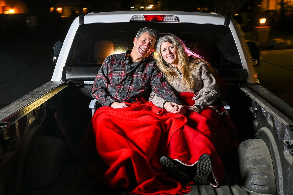 Marc and Tiki Weiand, pictured this year, met in high school. During their senior year, they were photographed at the Lilac Parade in the back Marc’s pickup truck.  (COLIN MULVANY/THE SPOKESMAN-REVIEW)