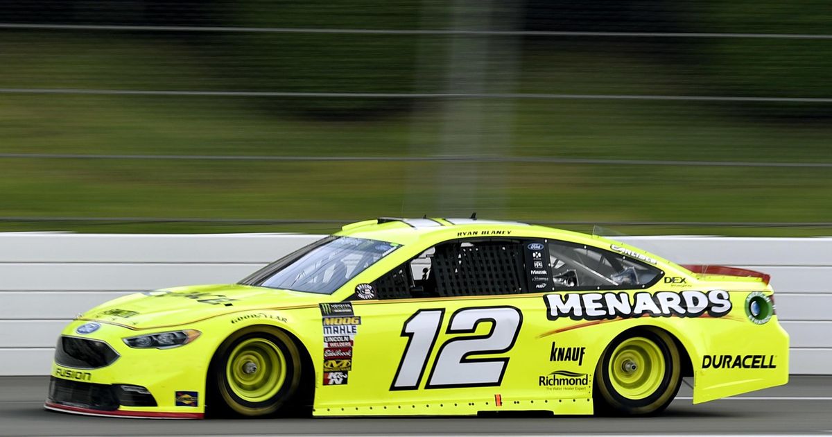 Ryan Blaney goes for Pocono repeat with pole effort in qualifying The