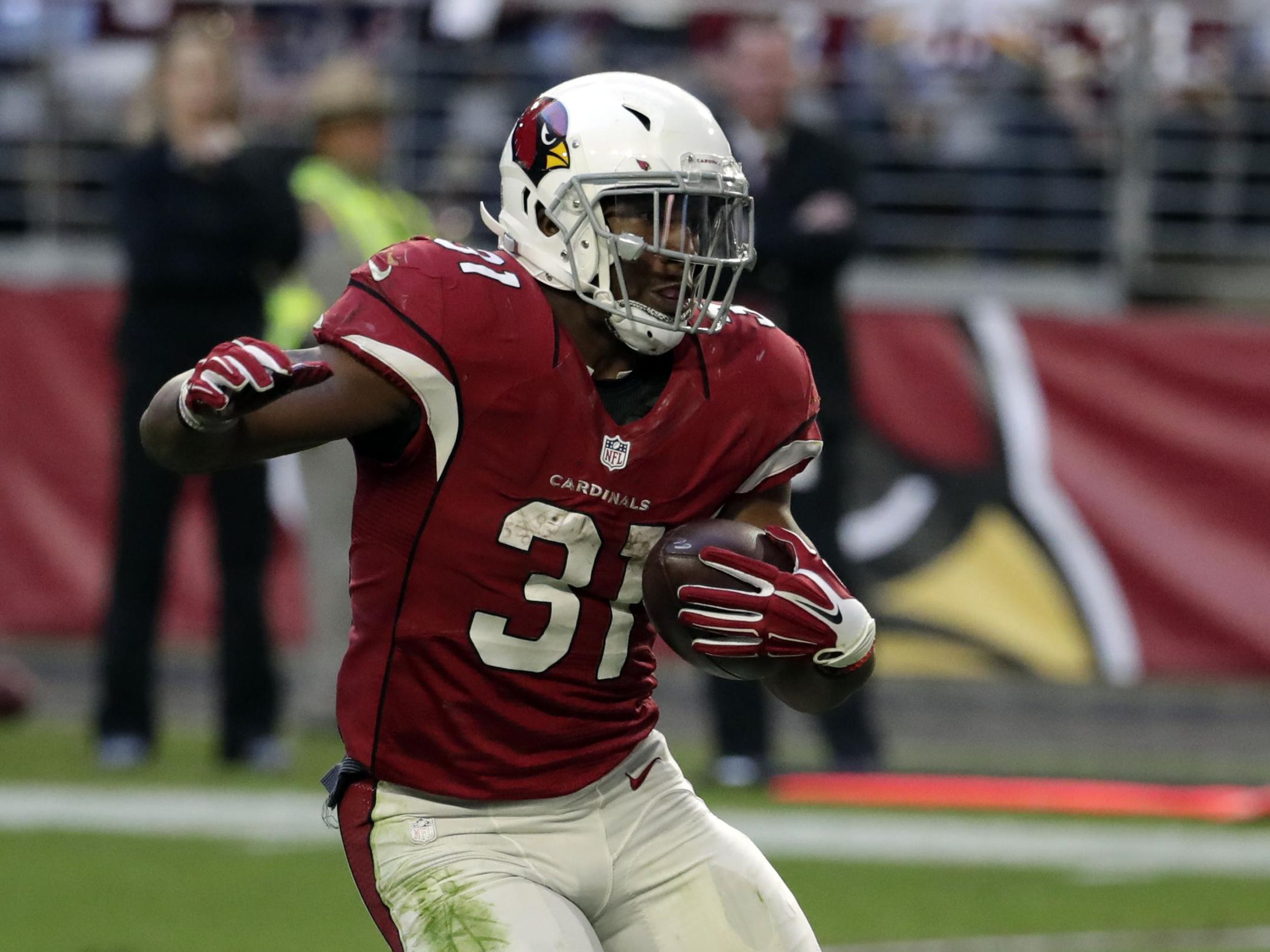 Cardinals RB David Johnson's idol, Emmitt Smith, reaches out to him