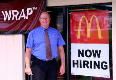 
John Francis, owner of the McDonald's in Sidney, Mont., had to outsource work because he couldn't find workers. Associated Press
 (Associated Press / The Spokesman-Review)