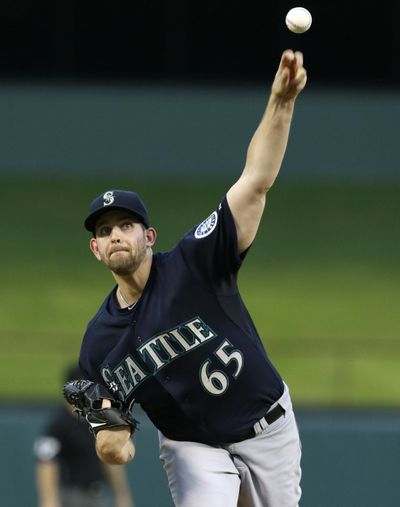 James Paxton went 4 1/3 innings, giving up a run on six hits. He walked four, fanned six. (Associated Press)