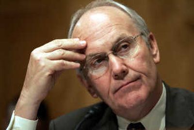 Sen. Larry Craig, R-Idaho, shown in 2006,  pleaded guilty on Aug. 8 to misdemeanor disorderly conduct after being arrested by an undercover detective in a men's room at the Minneapolis airport.  Associated Press
 (File Associated Press / The Spokesman-Review)