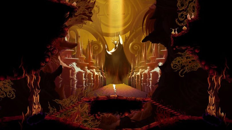 Sundered: Eldritch Edition is a Metroidvania game inspired by Lovecraftian horror imagery.