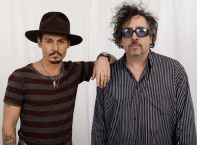 
Actor Johnny Depp, left, and director Tim Burton have paired up for six films, including 