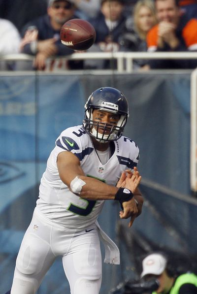 Quarterback Russell Wilson says he has “12 times the experience” since his first game against Cardinals. (Associated Press)