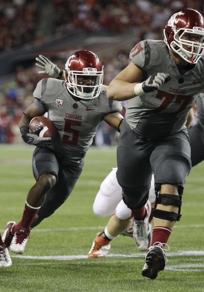 WSU running back Rickey Galvin grew up in the shadows of the University of California and wanted to play for the Bears. Saturday he looks forward to showing his hometown team what it passed up. (Associated Press)