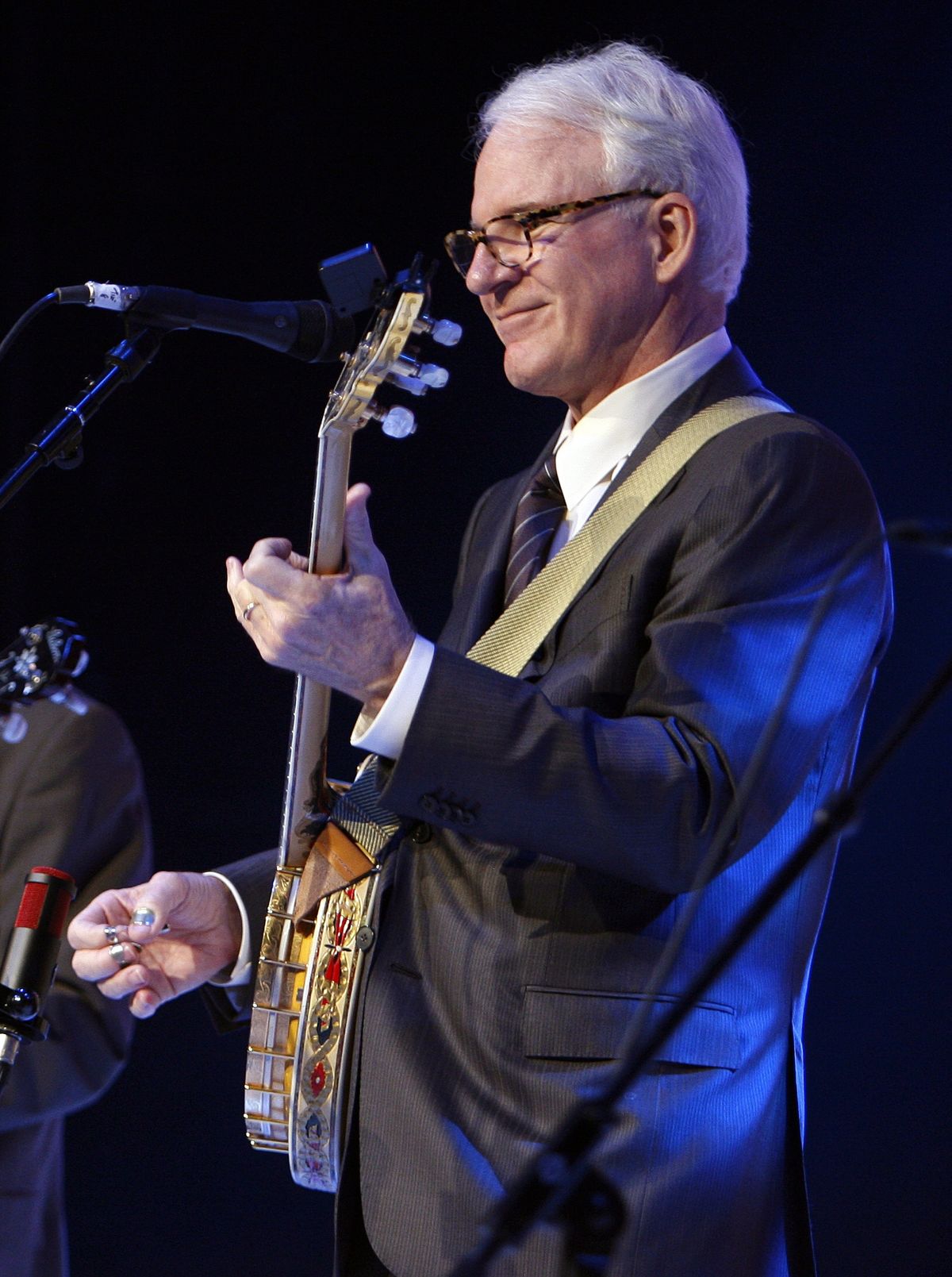 Steve Martin will perform with the Steep Canyon Rangers in Spokane on Monday.  (Associated Press / The Spokesman-Review)