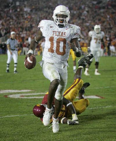 
Young rushes for the game-winning touchdown and the BCS championship.  
 (Associated Press / The Spokesman-Review)