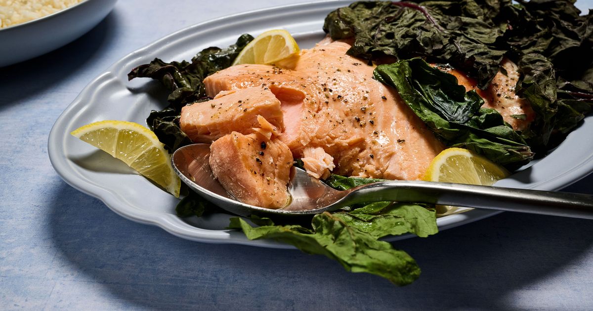 Samin Nosrat’s slow-cooked salmon couldn’t be simpler