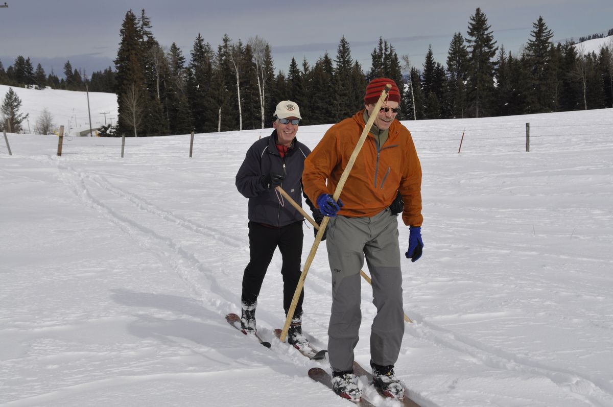 Skishoeing on Altai Skis March 16, 2016 The SpokesmanReview