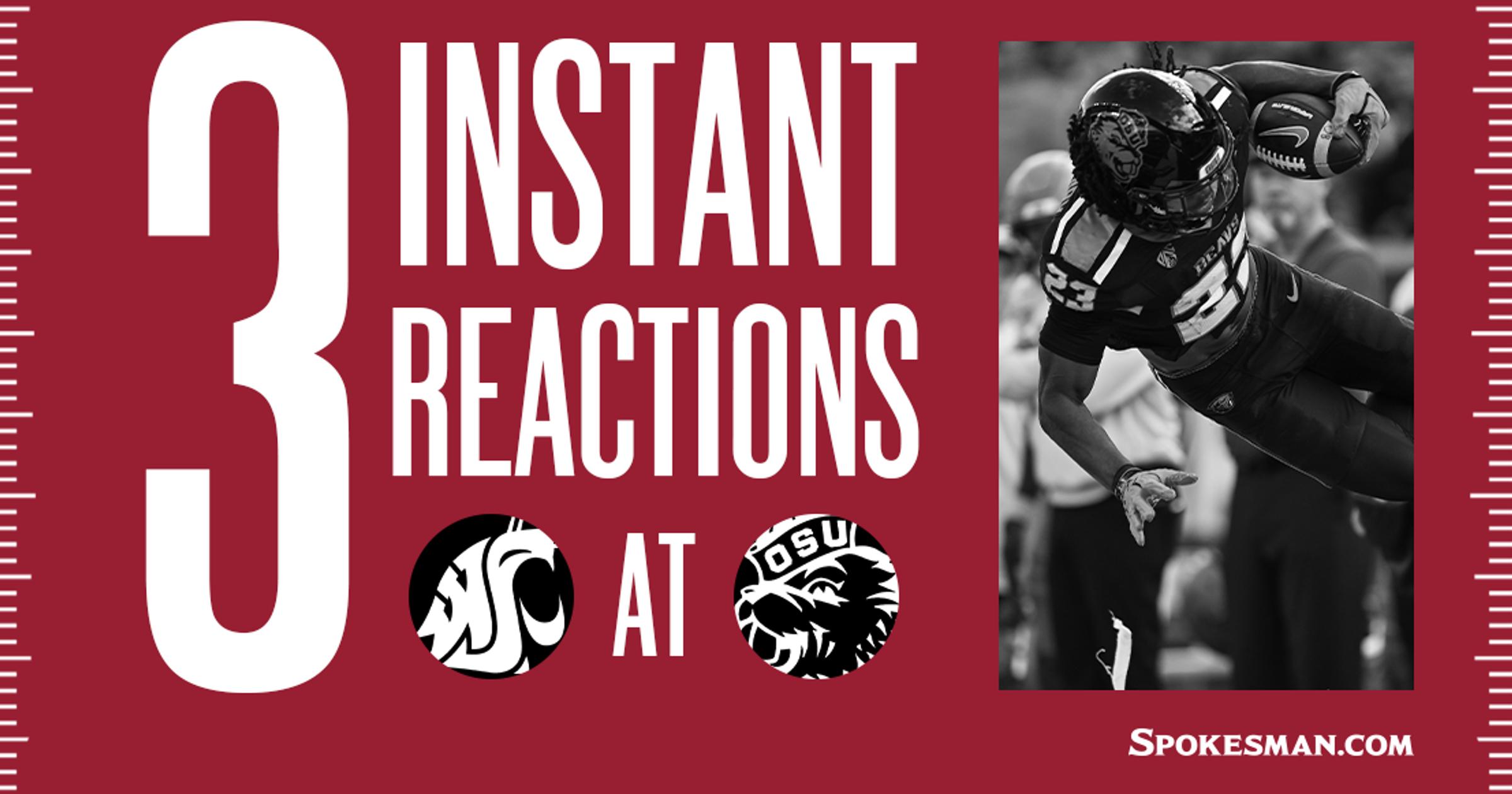 Eshelman gives Cougs hope, but D can't stop Oregon State
