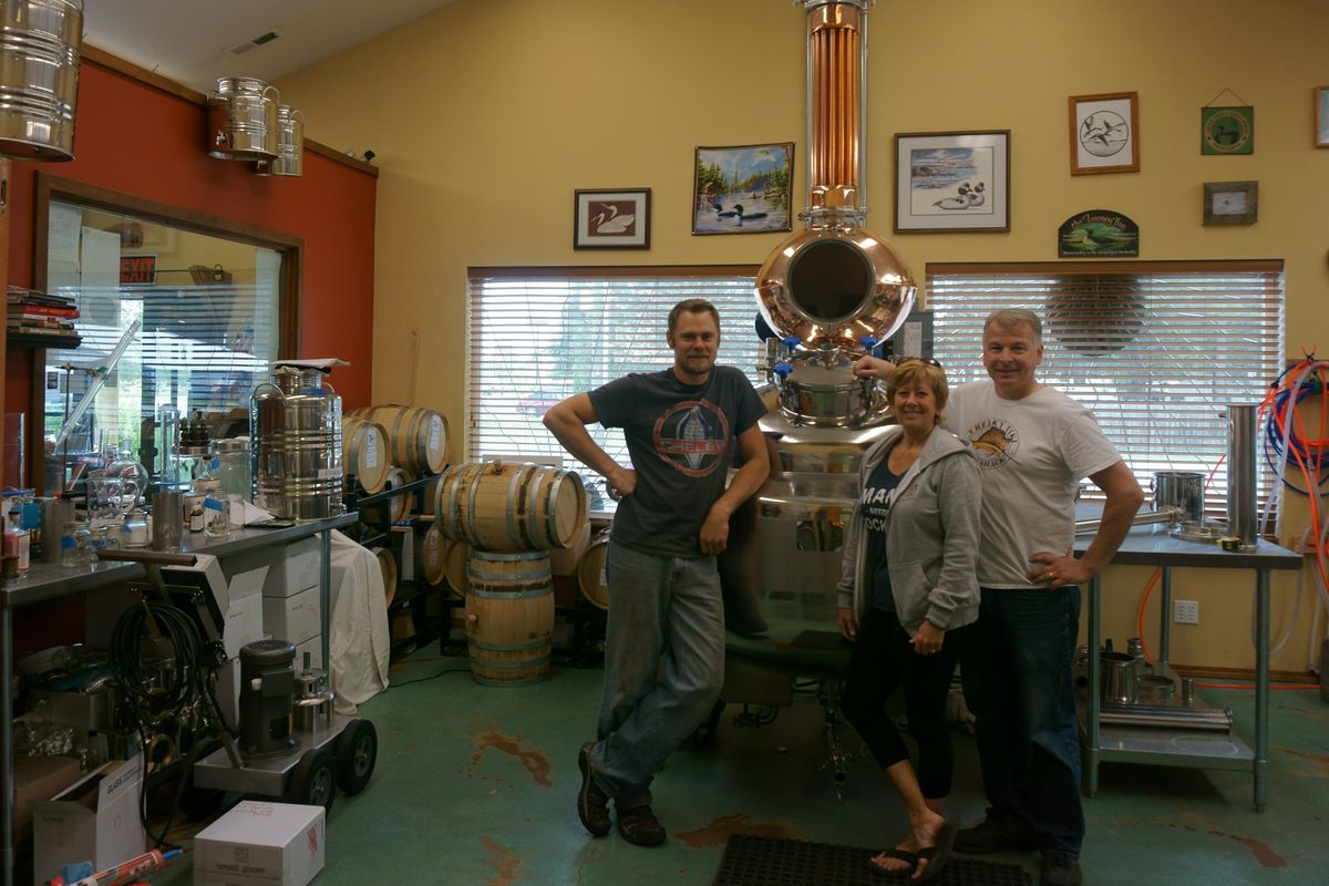 Two Loons Distillery in Loon Lake, Washington, has expanded twice in less than two years. (CHRIS LOZIER / CHRIS LOZIER)