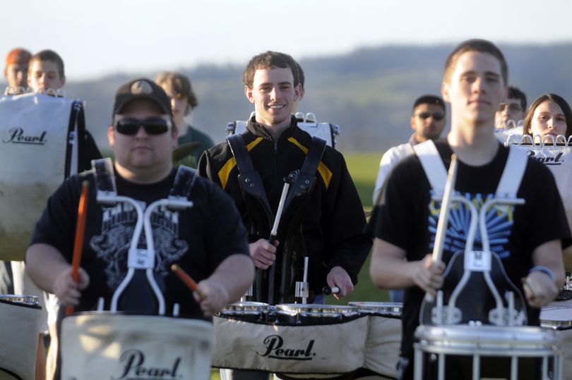“I’m really involved with my music,” said Central Valley senior Corbin Croom. When he’s not making music with the CV drum line, he takes AP classes, has performed with the U.S. Army All-American Marching Band, attended Space Camp in Huntsville, Ala., and job shadows surgeons to prepare for his ultimate career in medicine. (J. Bart Rayniak)