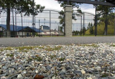 
The gates were locked at Joe Albi Stadium on Monday. 
 (Christopher Anderson/ / The Spokesman-Review)