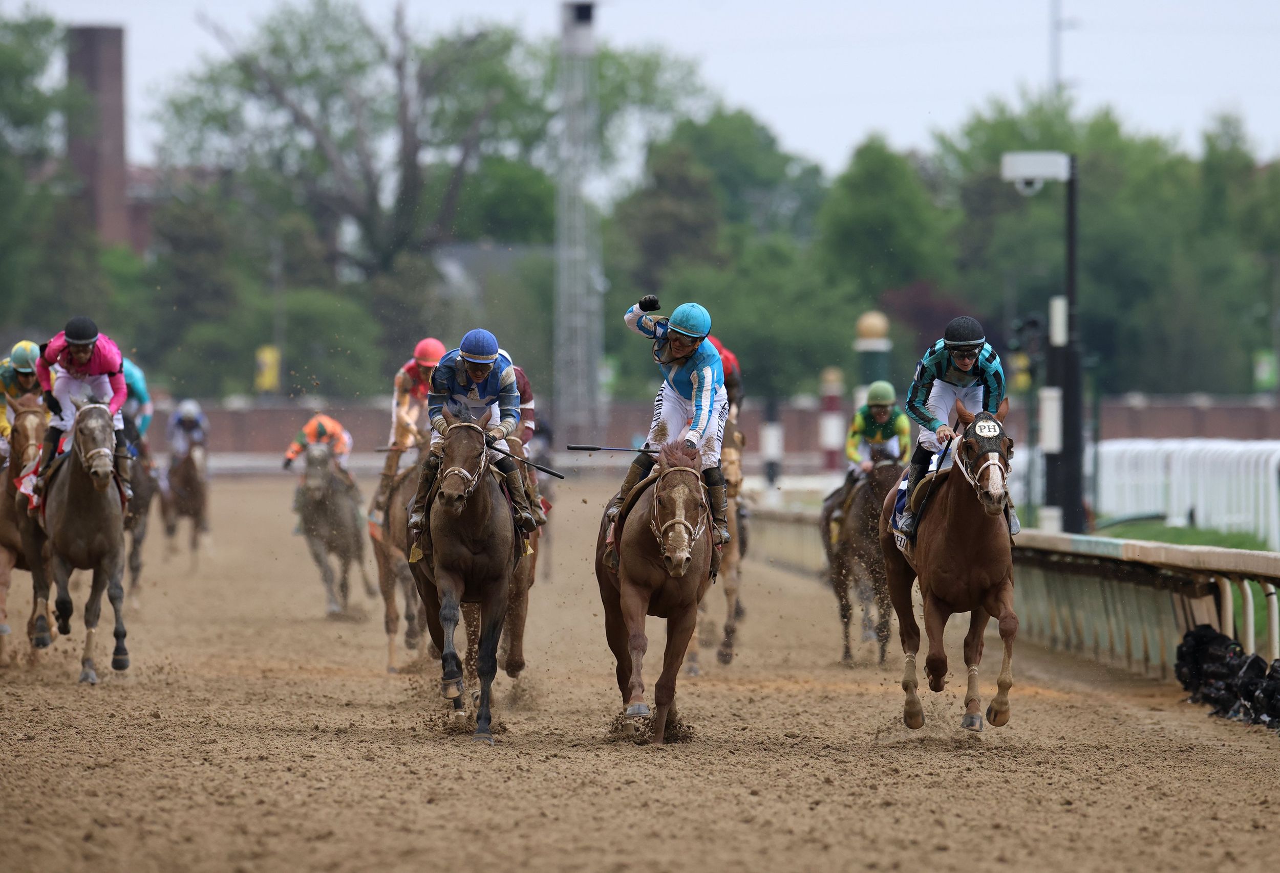 Mage wins Kentucky Derby after runup rife with scratches and tragedy