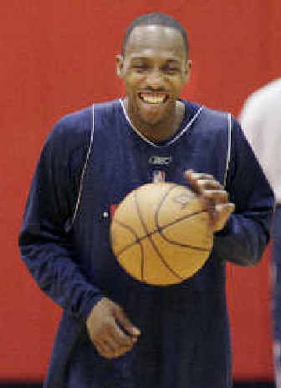 
Pistons 30-year-old rookie Horace Jenkins is just happy to be playing professional basketball. 
 (Associated Press / The Spokesman-Review)