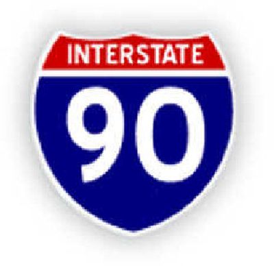 
That's I-90  to you.
 (The Spokesman-Review)