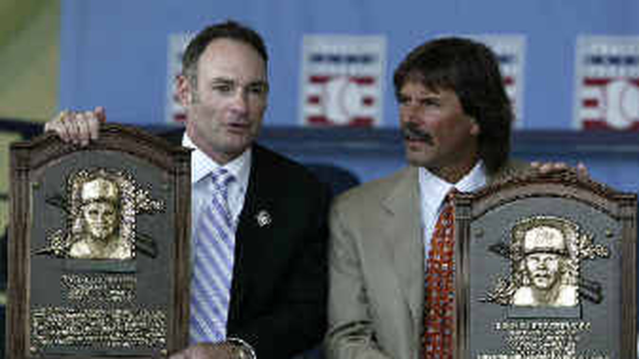 Jan. 1, 2011 - New York, New York, U.S. - K34787RM.PAUL MOLITOR AND DENNIS  ECKERSLEY ELECTED TO THE BASEBALL HALL OF FAME IN NEW YORK New York  01/07/2004 . / 2004.(Credit Image