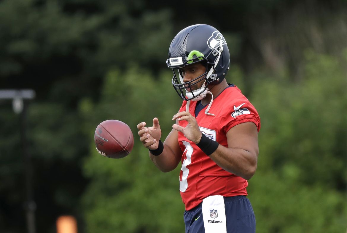 Russell Wilson Misses Seahawks Practice To Attend Grandfather’s Funeral ...