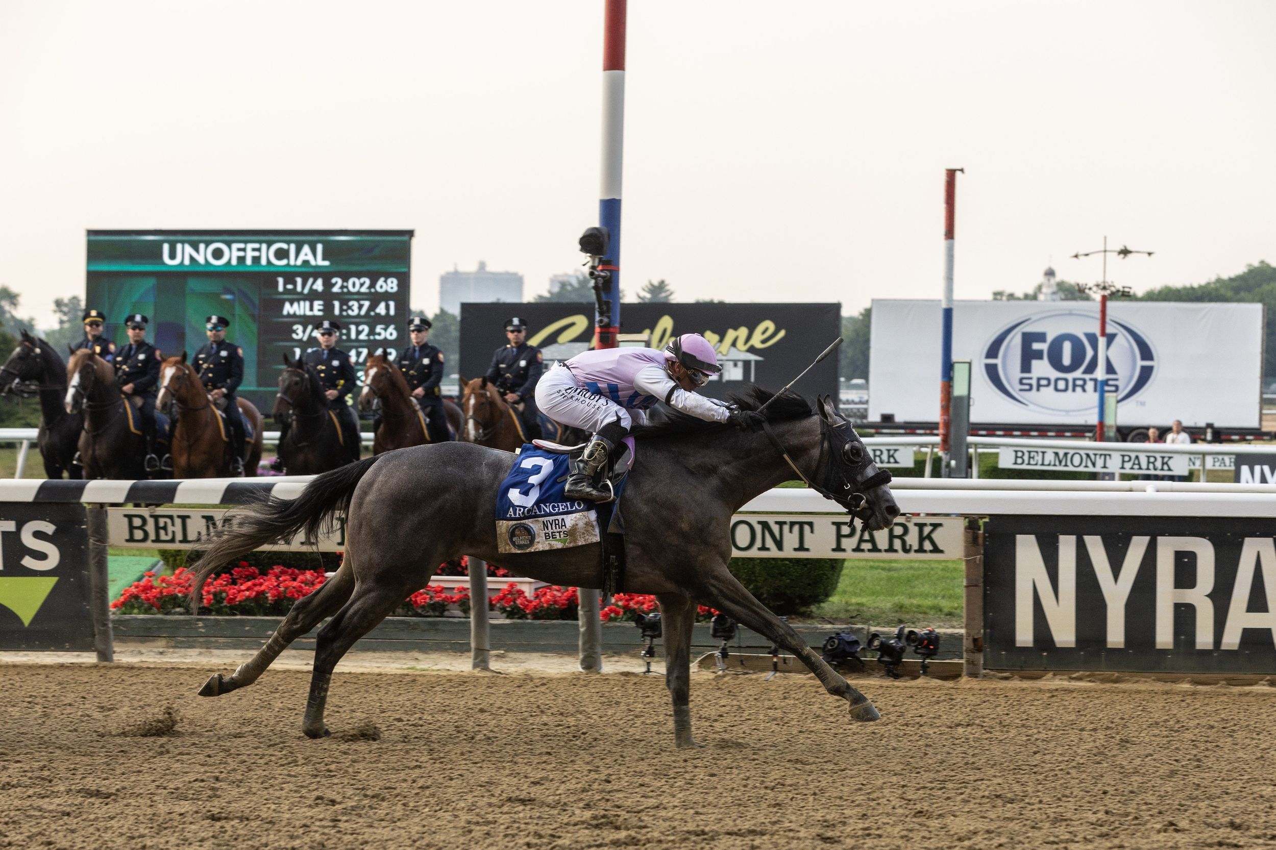 Arcangelo wins at Belmont Stakes, making Jena Antonucci the first