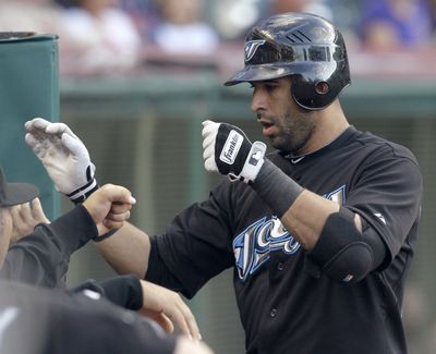 Associated Press Toronto’s Jose Bautista leads the majors with 16 home runs. (Associated Press)