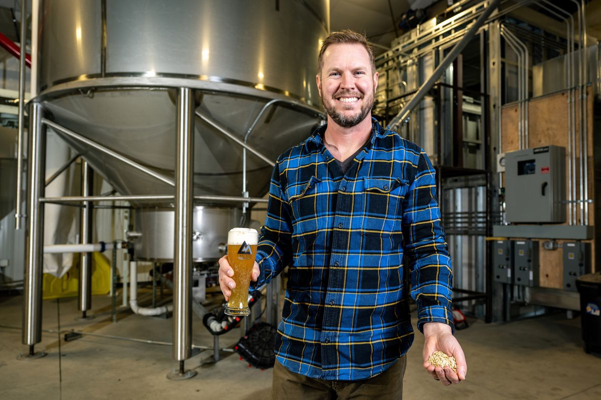 Corey Freuen has labored for five years to get his company, Cascadia Malts, up and running. He built a custom malting facility near his home in Nine Mile Falls.  (Colin Mulvany/The Spokesman-Review)