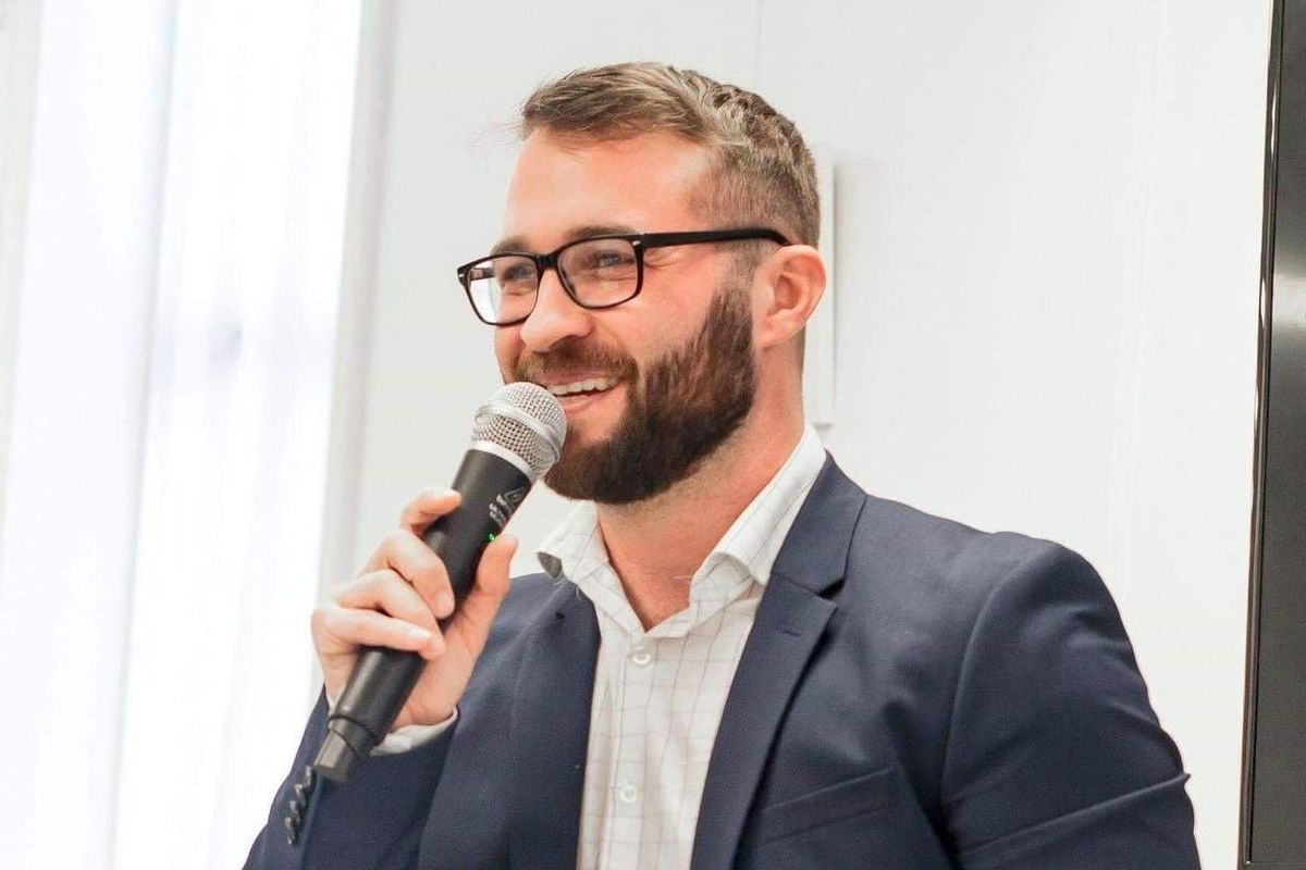 Chris Armitage, seen here in an undated photograph from his Congressional campaign, is the only Democratic challenger so far to file against Rep. Cathy McMorris Rodgers. Candidates have until May 15 to declare their intent to run for the seat with the Washington Secretary of State’s Office. (Chris Armitage for Congress campaign / Courtesy)