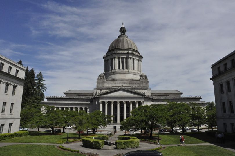 OLYMPIA -- Things have been pretty quiet around the state Capitol lately, even though the Legislature is in double overtime. (Jim Camden/The Spokesman-Review)