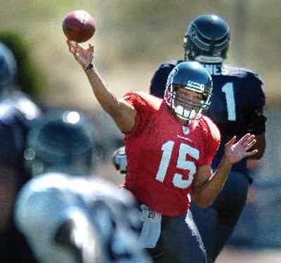 
Seneca Wallace will try to impress the coaches enough tonight to remain the top backup to Matt Hasselbeck. 
 (Joe Barrentine / The Spokesman-Review)