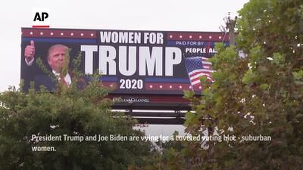 Lines are being drawn in the suburban sand of Pennsylvania and other battleground states where both President Trump and Joe Biden are vying for a coveted voting bloc - suburban women. 