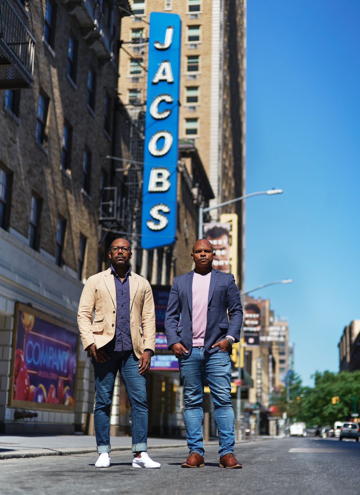 T. Oliver Reed and Warren Adams started having “coffee dates” to discuss how they could make more space for people of color in the theater industry.  (Emilio Madrid)
