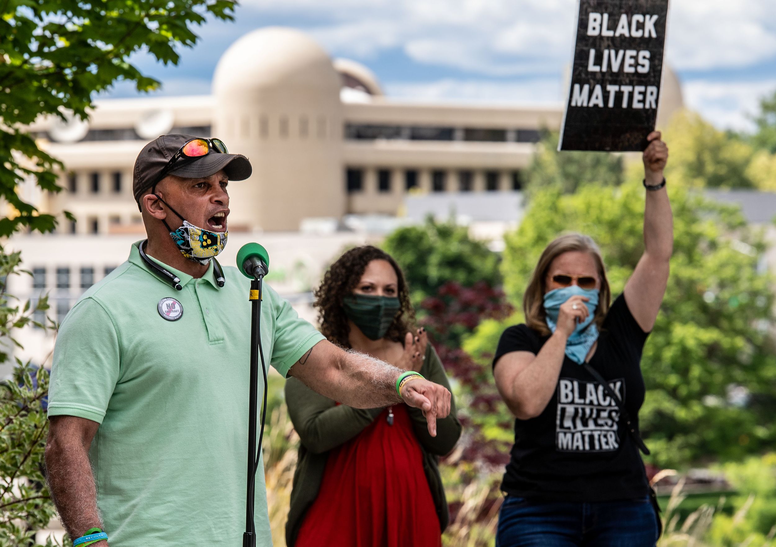 Protest Against Spokane Police Contract - June 29, 2020 | The Spokesman ...