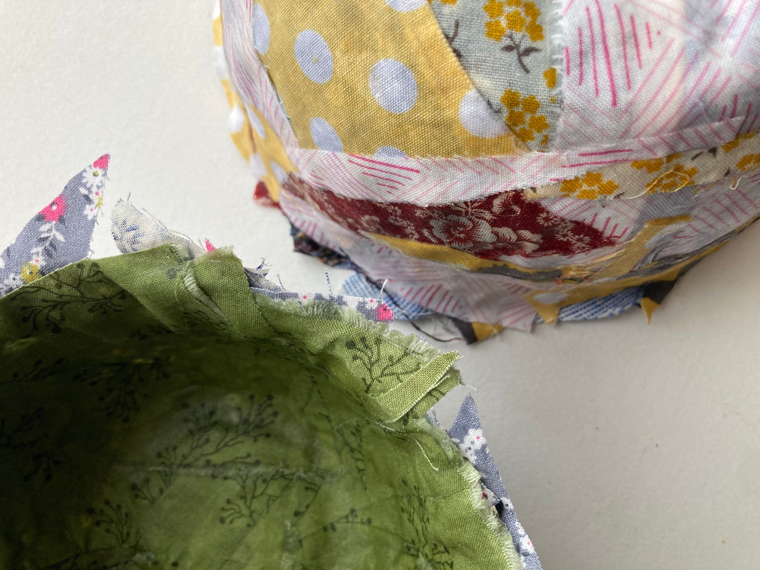 Mod Podge and Fabric Scrap Serving Plates - Hooked for Life