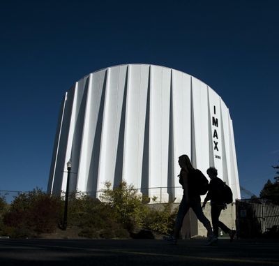 Because of declining revenue, the Spokane Park Board has decided to tear down the IMAX Theater in Riverfront Park. (Colin Mulvany/SR photo)
