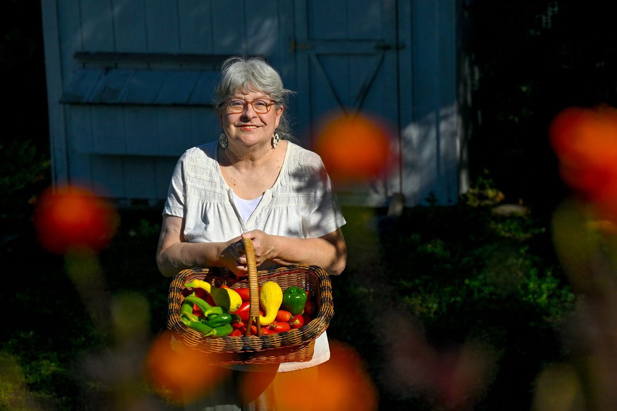 “Recipes & Memories: Southern Recipes with Heart of Growing Up in South” cookbook author Sandra Bechtold is photographed Sept. 24 at her home in Spokane Valley.  (Kathy Plonka/The Spokesman-Review)