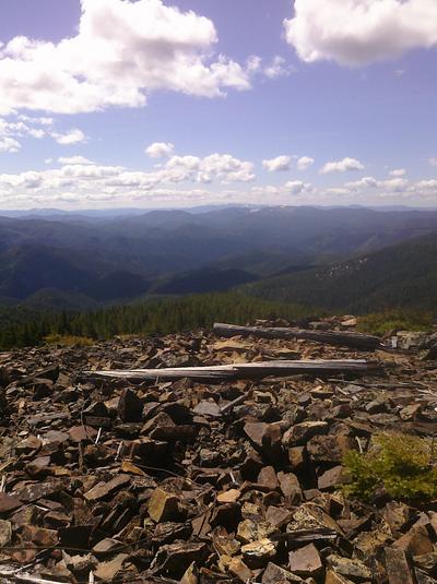 The view from North Chilco Peak east of Athol, ID. (David Braun)