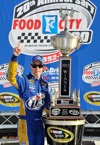 Brad Keselowski was No. 1 again at Bristol Motor Speedway after Sunday’s Sprint Cup victory. (Associated Press)