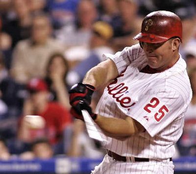 
Jim Thome has had his share of aches and pains, but can still be a monster force in the middle of a lineup. 
 (Associated Press / The Spokesman-Review)