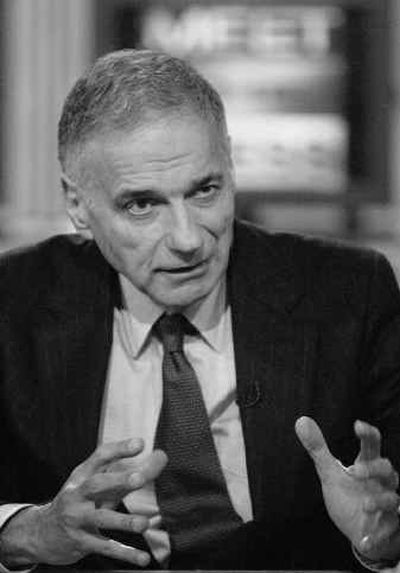 
Nader
 (The Spokesman-Review)