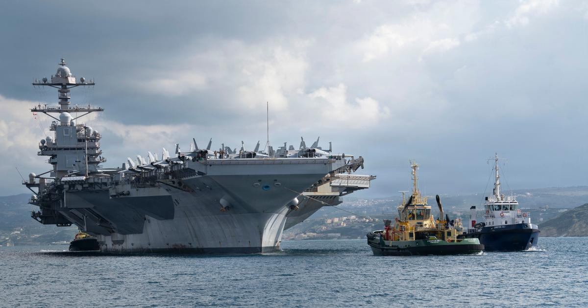 U.S. aircraft carrier to leave Mideast, reducing military might amid Iran war