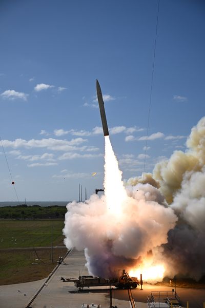 The U.S. Army’s Rapid Capabilities and Critical Technologies Office, in collaboration with the U.S. Navy Strategic Systems Programs, launched a conventional hypersonic missile on Dec. 13 from Cape Canaveral Space Force Station in Florida.  (Department of Defense/TNS)
